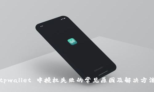 tpwallet 中授权失败的常见原因及解决方法